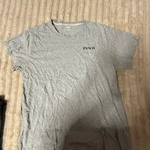 PINK Victoria's Secret Heather Gray Tee